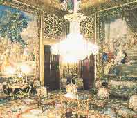 The tapestries room at the Royal Palace, Madrid Spain