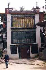 The Tibetan center in Darjeeling India, set up with US aid.