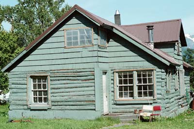 A log cabin still being used