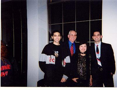 A pic of my family after we attended my brother's play The Nutcracker