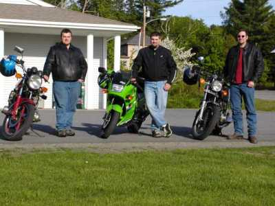 Motorcycles!  I'm on the right.