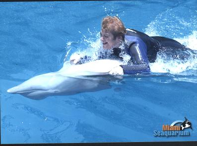 Yes, that's me!This was at the Miami Sea Aquarium.