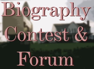 Logo for Biography Contest & Forum