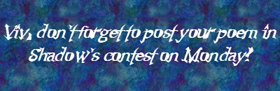 A reminder to post a poem, using in blog