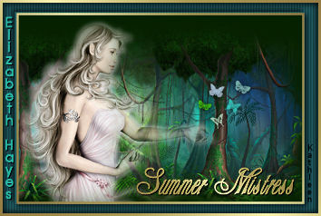 The second  beautiful signature in this seasonal Mistress series.