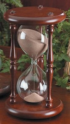 An hourglass
