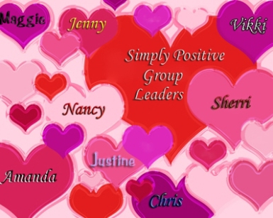 Hearts Simply Positive Group Leader Signature.