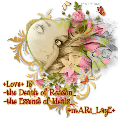 This is what love is for me: "Love is the Death of Reason,, the Essence of Ideals..."