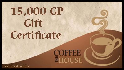 Gift Certificate for The Coffee House