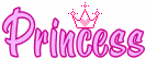 Princess in Pink Letters
