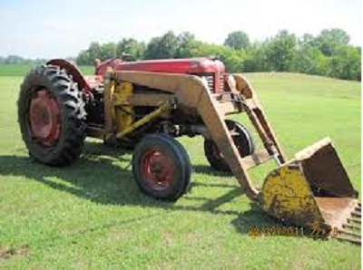 Image of a Massey Harris farm tractor