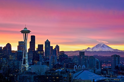 Seattle at sunrise