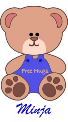 Free hugs bear