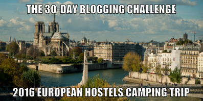 30-Day Blogging Challenge August 2016. 