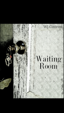 The cover I created.for my novel Waiting Room.