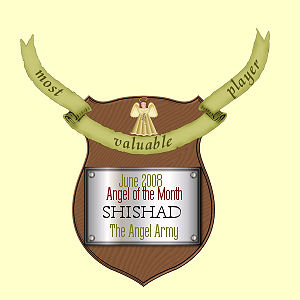 My Angel of The Month Award from The Angel Army