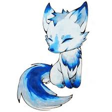 Blue Baby Fox