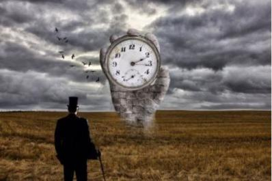Time ticks on into an uncertain future.