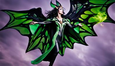 image of the witch, sorceress Morgana Le Fey