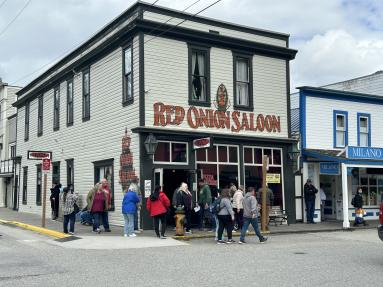 The Red Onion Saloon, in Skagway, AK