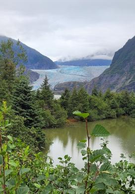 A glacier near Juneau, AK
