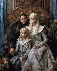 Daenerys, Jon Snow and Daughter Picture