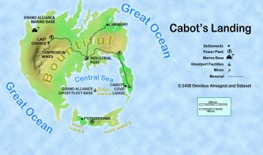 Cabot's Landing Map