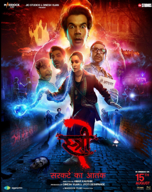 Movie poster for the Indian film, "Stree 2"