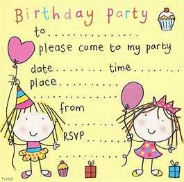 Birthday Invitation Image