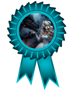 Beautiful Princess Willow and Dragon Atarath Ribbon