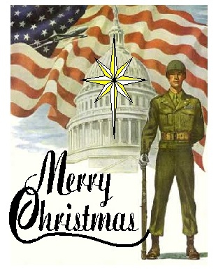 Christmas military pic for badge