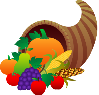 Thanksgiving cornucopia