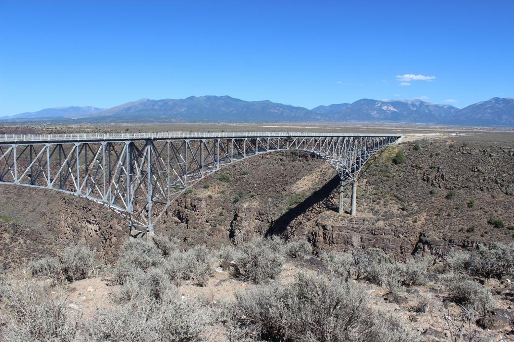 Rio Grande Gorge Bridge Near Taos Nm Photo Box Writing Com