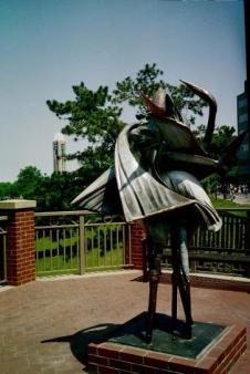 Korean War Memorial ~  Herons Entwined, U. Kansas. 