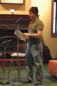 Me, the Human Machine, Minot 2008 ~ Reading Poetry Minot 2008