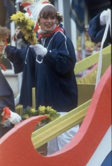 Fasching ~ Also called Carnival,  Fasching  a festive season that occurs immediately before Lent; this parade took place in February. 