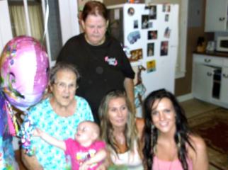 FIVE GENERATIONS ~ MAMA, DAUGHTER, GRANDDAUGHTER, GREATDAUGHTER, GREAT, GREATDAUGHTER.